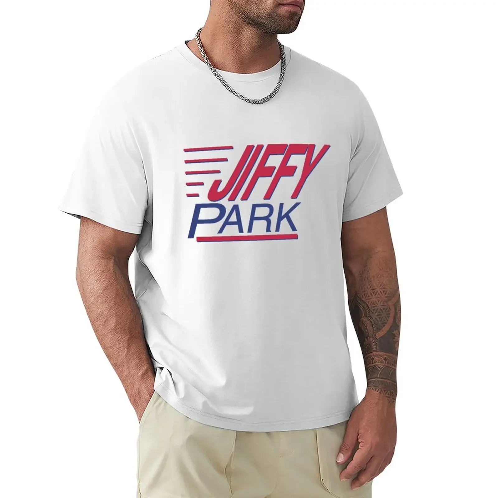 sports fan t-shirts mens graphic t-shirts funny cotton teeshirt  beach man t shirt summer top Kramers Jiffy Park cute clothes