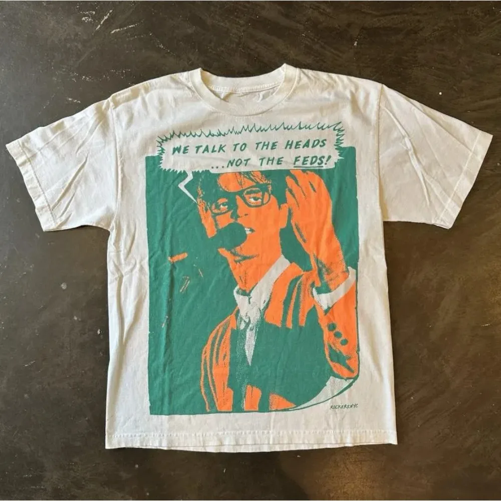 Retro Talking Heads T-shirt Men's T-shirt Summer New Style Unisex T-shirt Casual Fashion