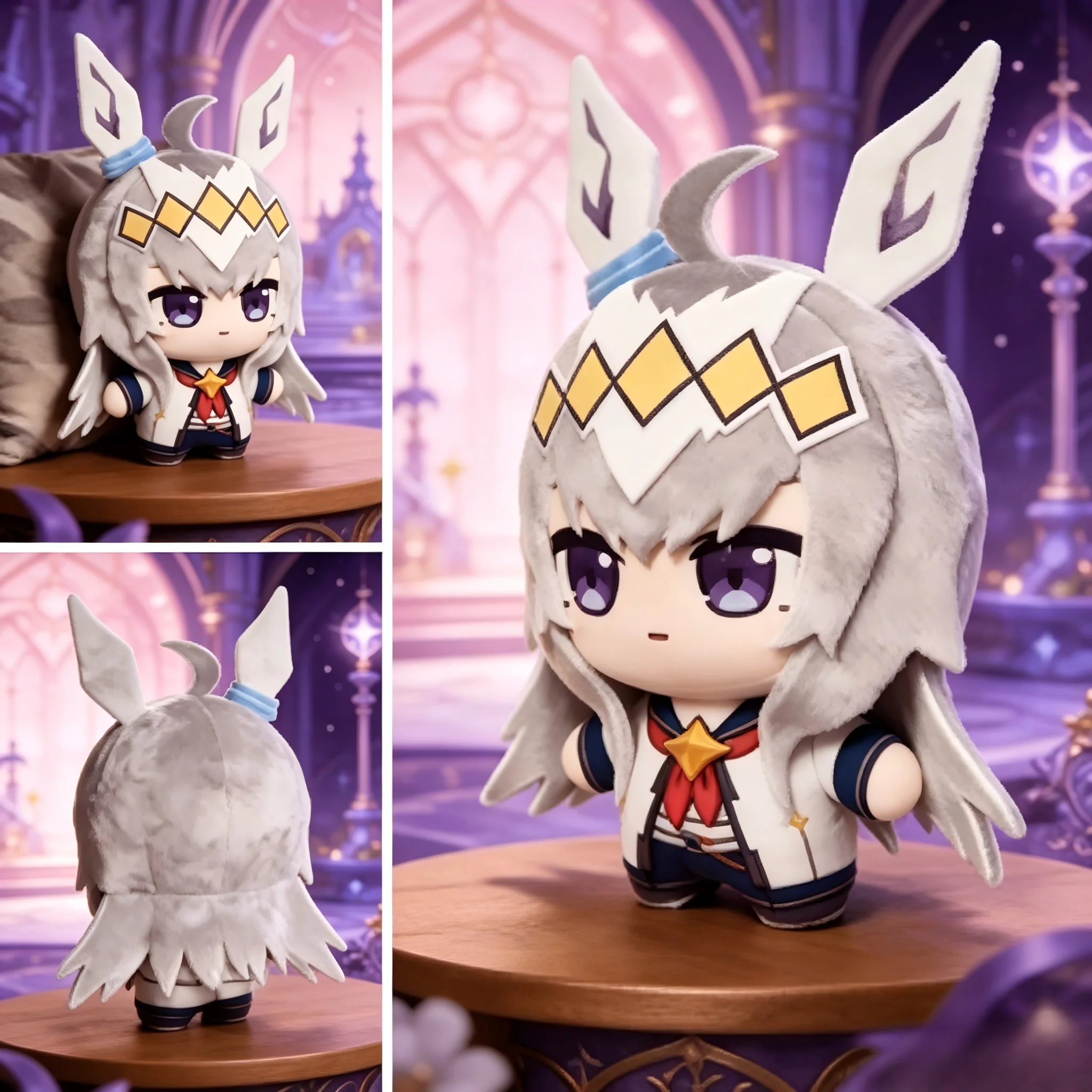 10 cm große Kawaii Uma Musume Plüschtiere, Oguri-Cap Plüsch-Pretty Derby Anime-Puppe, weiches Stofftier, Sammlerfigur, Geschenk für Kinder – Detail 5