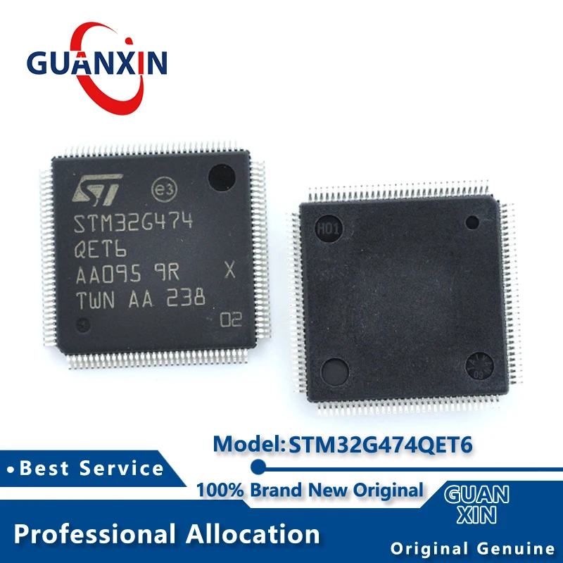 

100% New electronics Marking STM32G474QET6 STM32G474QET6TR LQFP-128 STM32G474