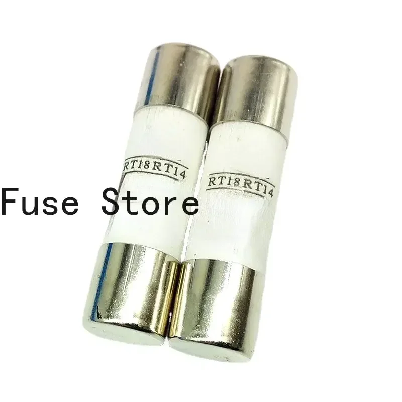10PCS Fuse RT18 RT14 R016 14.3x51 5A 380v-100KA Ceramic