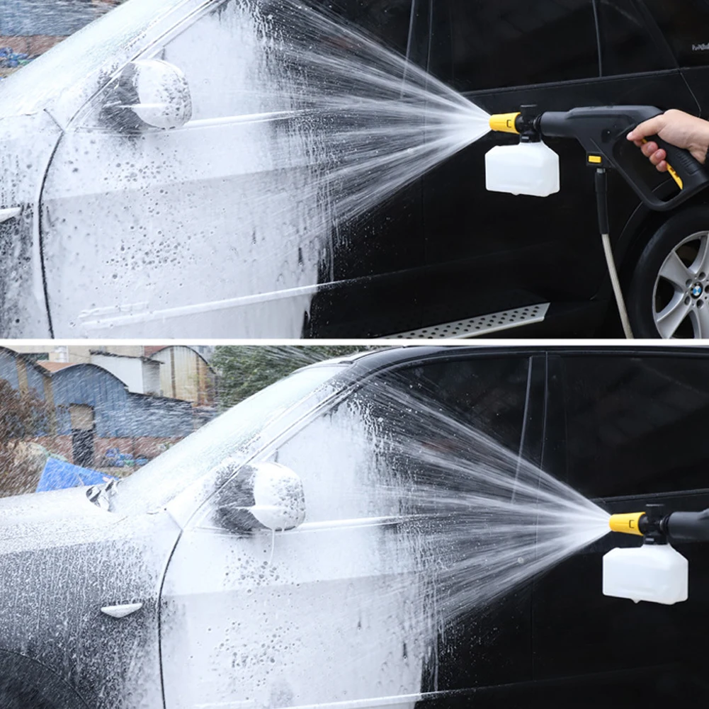 Car High Pressure Spray Can 400ML Capacity Car Wash Soap Foam Gun Adjustable Water Gun 1/4 Inch Quick Connect for Karcher Washer