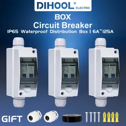 Solar PV DC Combiner Box 12V 24V 36V 48V 500V Disconnect Isolator Switch IP65 Waterproof Distribution For Photovoltaic System