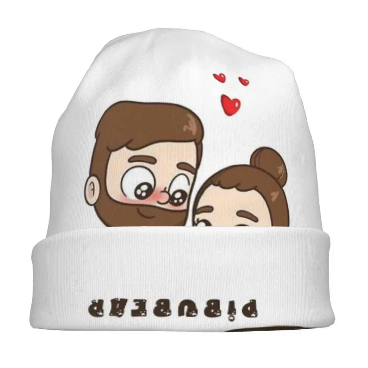 หมวกไหมพรมทรงบีนนี่ลายหัวกะโหลก Pibubear สำหรับฤดูใบไม้ร่วงและฤดูหนาว เหมาะสำหรับกิจกรรมกลางแจ้ง ให้ความอบอุ่น สำหรับผู้ชาย ผู้หญิง และผู้ใหญ่