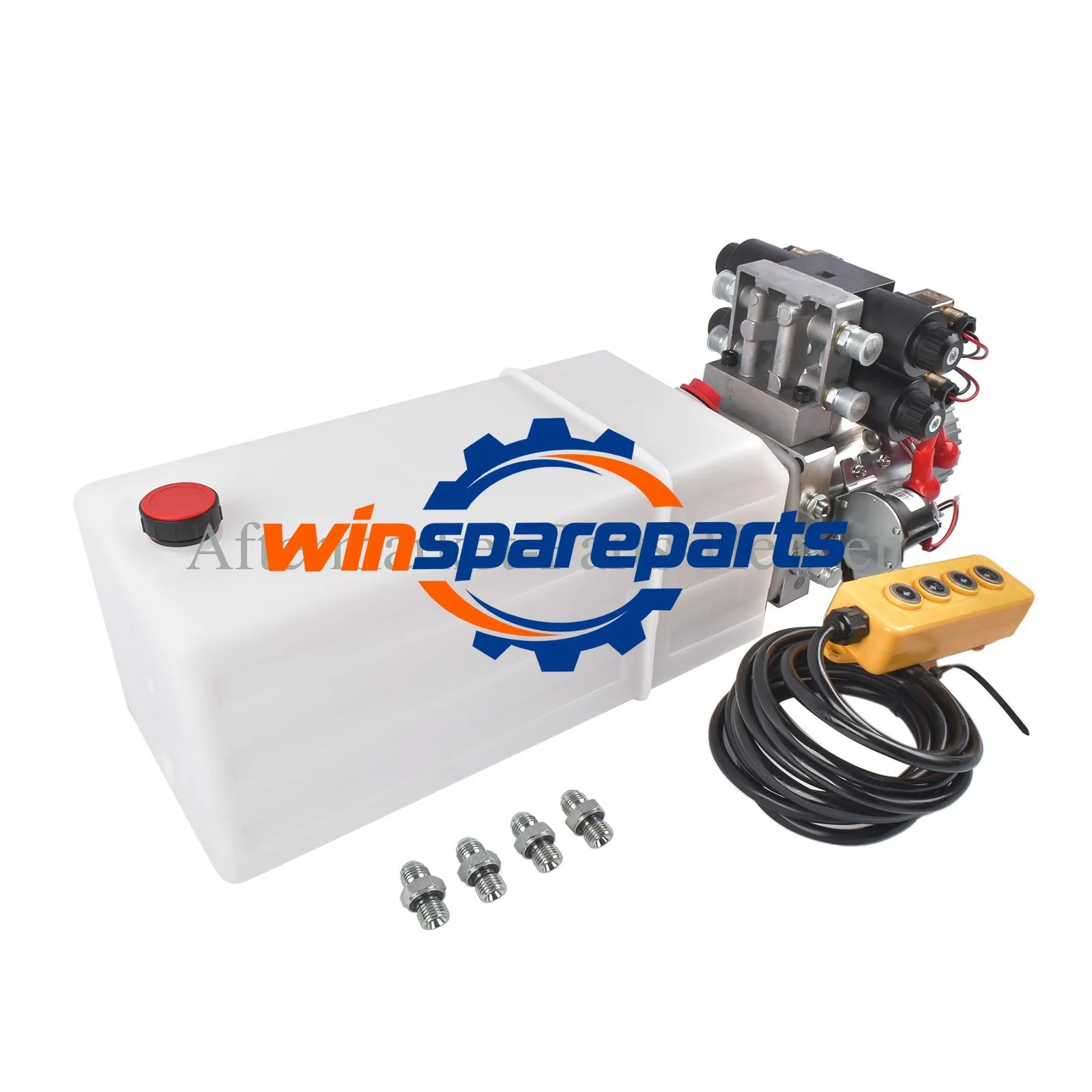 Hydraulic Power Unit 8 Quart Double-acting Hydraulic Pump 12V For Dump Trailer