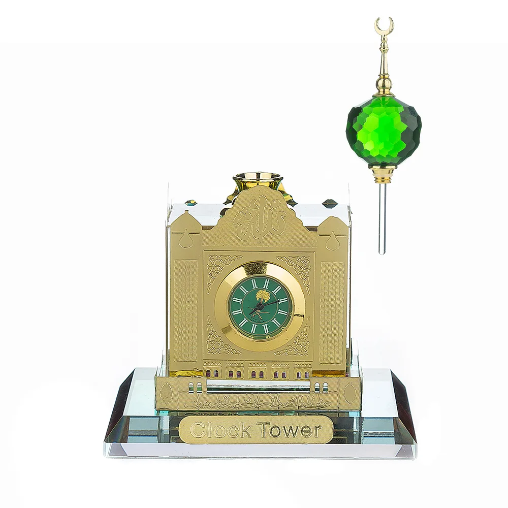 Light Luxury Perfume Four-Sided Clock Resin Ornament, Retro Style Desktop Timing Decoration, Hot-Selling Cross-Border Gift