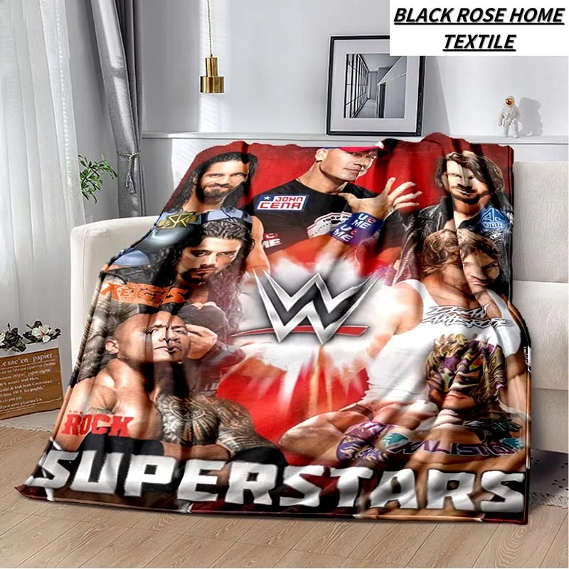 Entertainment Wrestling Pop Male Star W-WWE Blanket Bedroom Bed Sheet Living Room Sofa Sleeping Blanket Children's Shawl Blanket