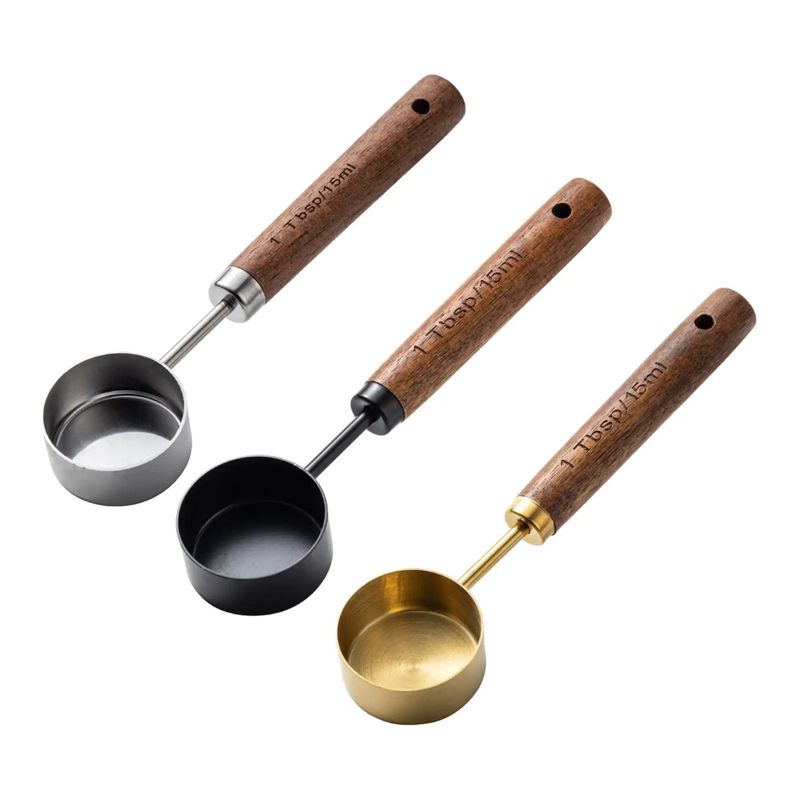 

Kitchen Measure Tools Sturdy Comfortable Grip Round Tablespoon for Kitchen Accessories Kitchenware Baking Cooking Household