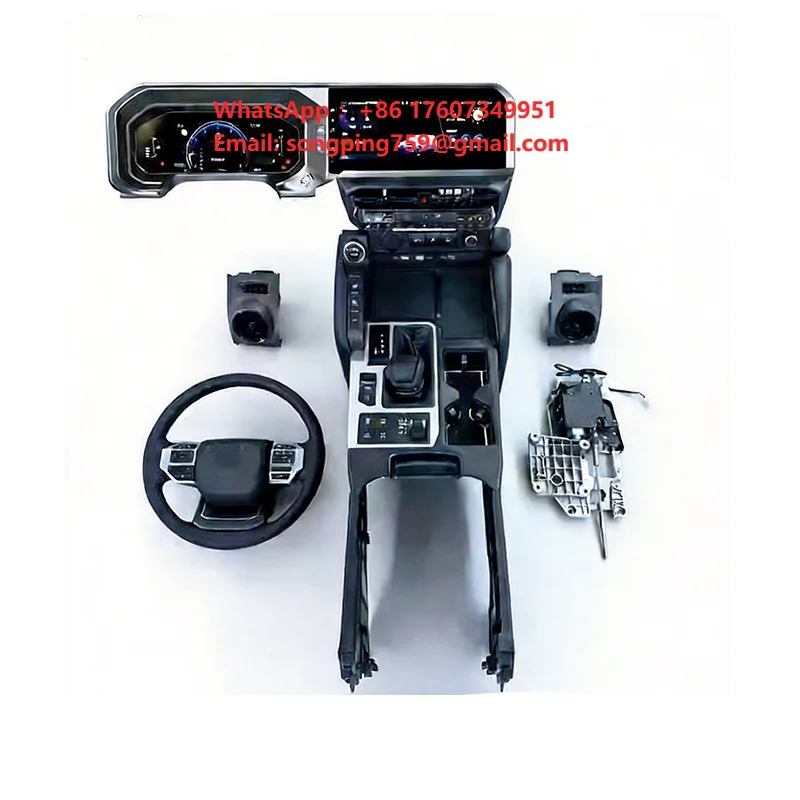 For Prado 2010-2018 FJ150 LC150 Upgrade to LC250 Leather Sports High Quality Car Interior Decoration Kit