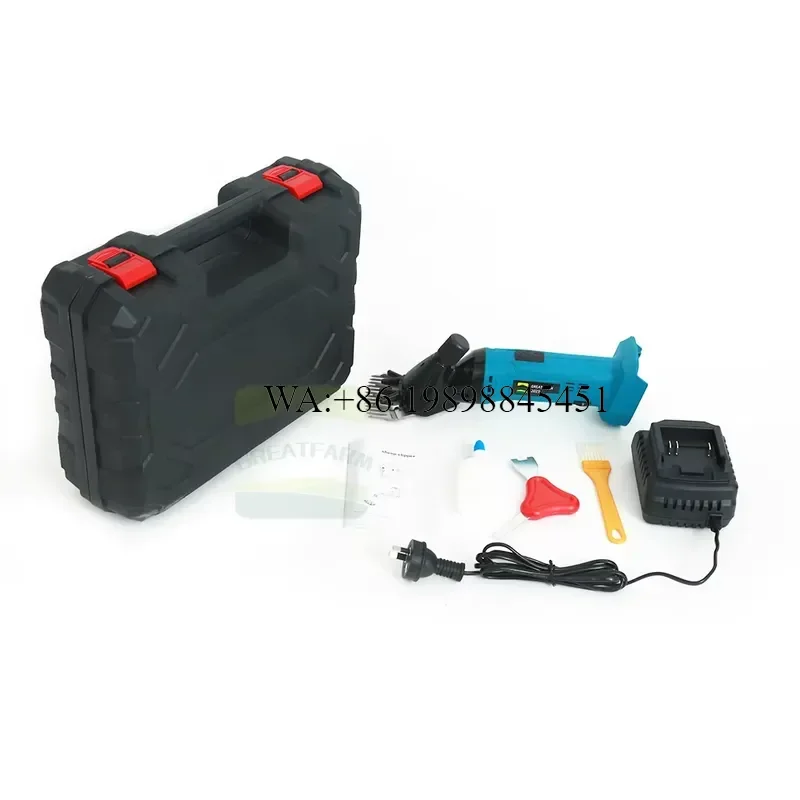 WMWMNU for GREAT FARM Cordless Sheep Clipper 21V Lithium Battery Wool Shears Handheld Power Tools Australian Best Selling