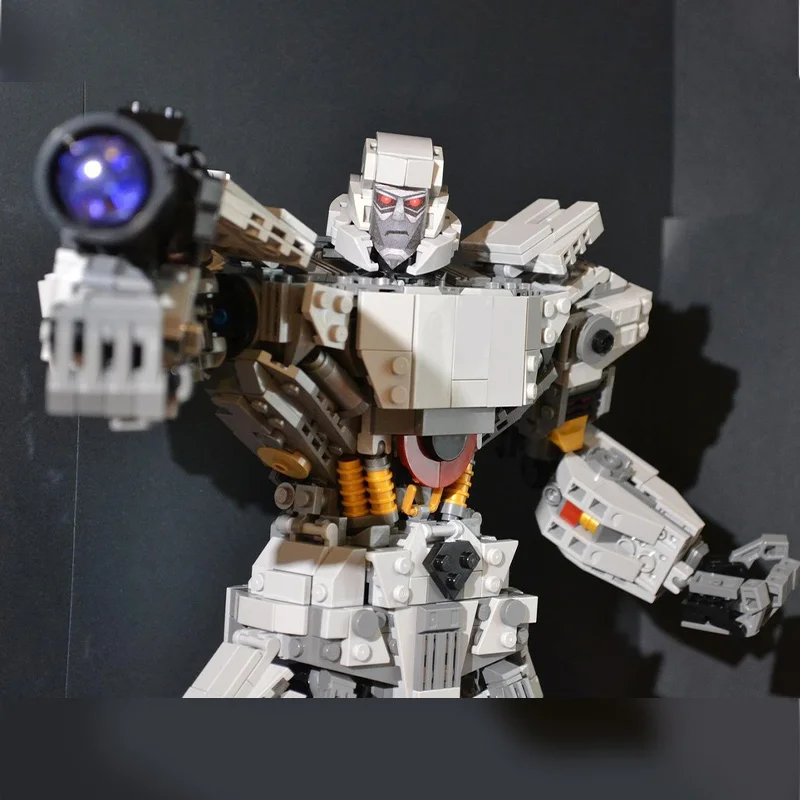 2036 pezzi MOC transformers mega-tyrant statua imponente modello Building Blocks compleanno giocattoli regalo"