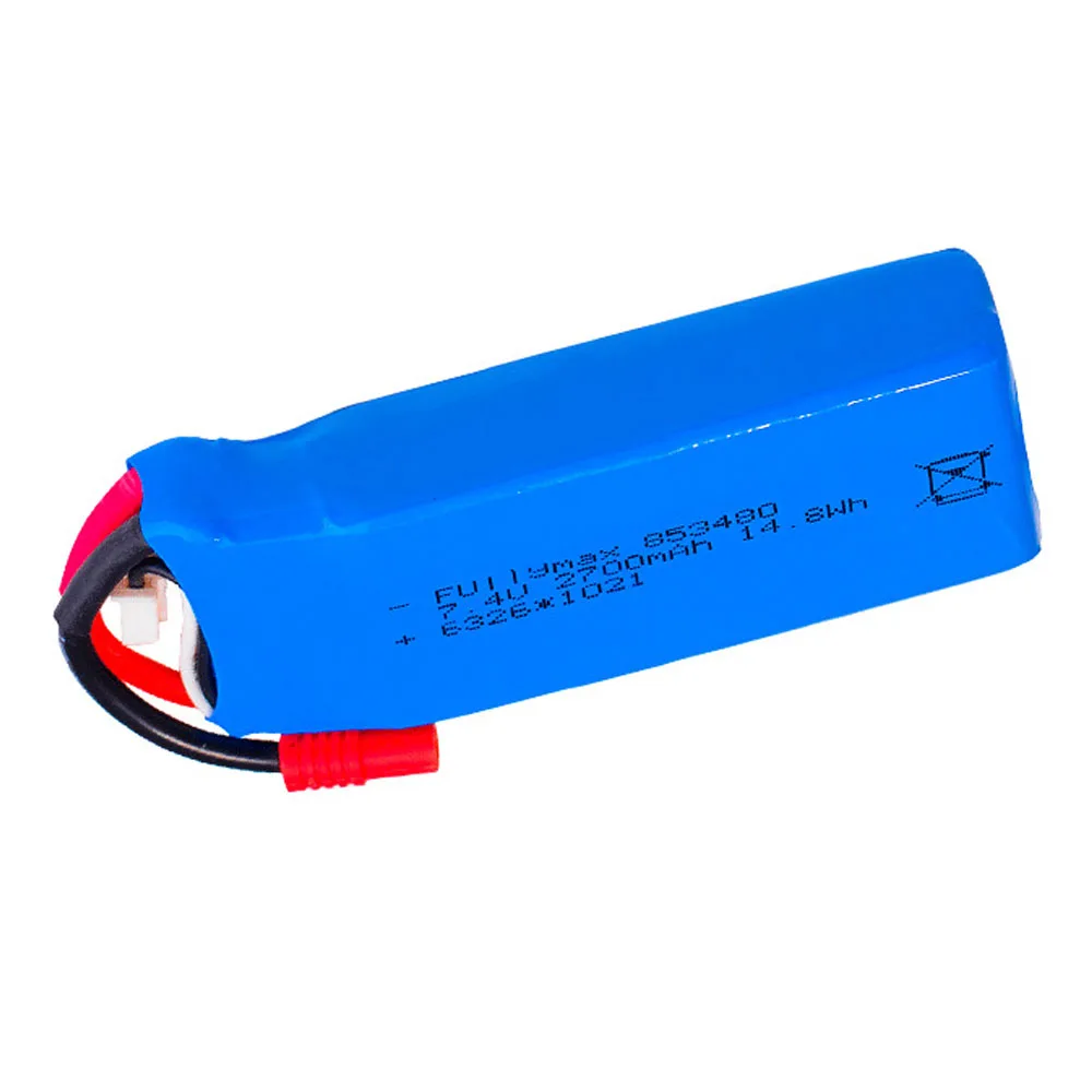 Lipo Battery For Syma X8W x8c X8G X8HC X8HW X8HG HQ899 RC Quadcopter Spare Parts 7.4 V 2700mAh 25C Battery for RC toys accessory