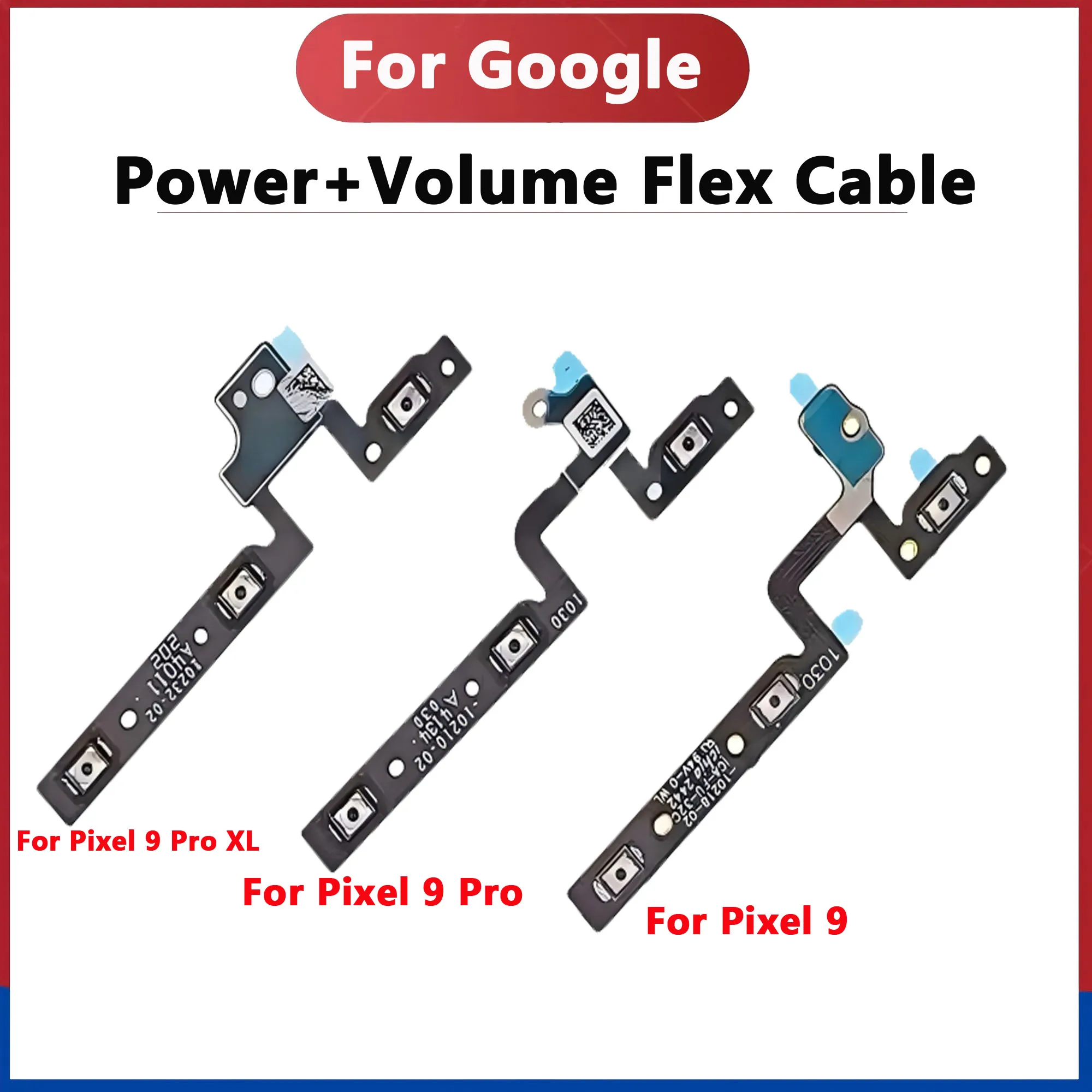 

Power Volume Flex Cable For Google Pixel 9 9 Pro 9Pro XL Side Buttons Power Volume Key Flex Ribbon Parts