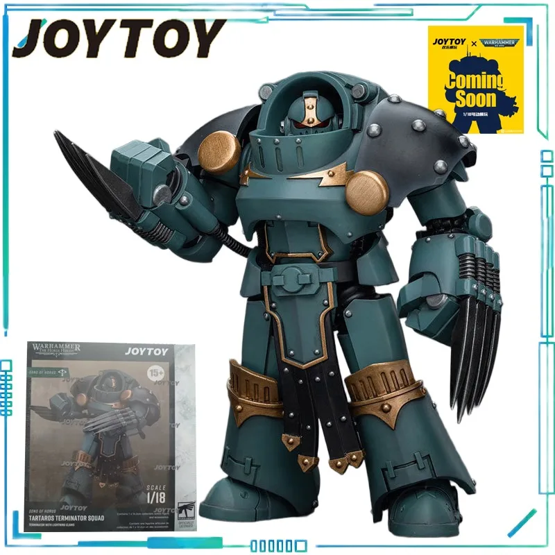JOYTOY Oryginalny JOYTOY X Warhammer 40K Series Astat HH Horus' Son of Hades Terminator Squad 1/18 Ruchomy model dla chłopca Gra prezentowa