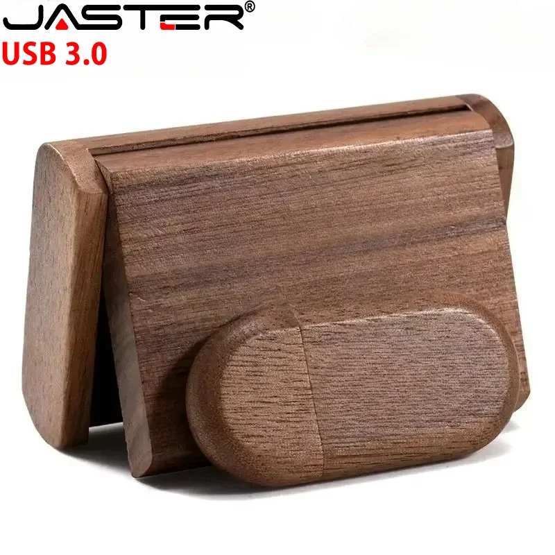 JASTER Wooden Products 3.0 U Stick 64GB Flash Drives 32GB Pendrive U Disk 16GB 8GB 4GB Memory Stick Wedding Photography Gift