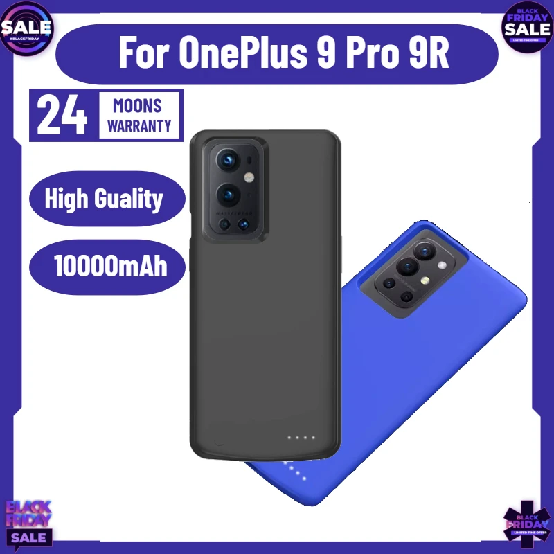 10000mAh Smart Battery Charger Case for OnePlus 9 Pro 9R Power Bank Case Portable Powerbank