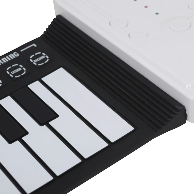 Portable 49-Key Hand Roll Up Piano for Beginners, Foldable Silicone Keyboard Retail