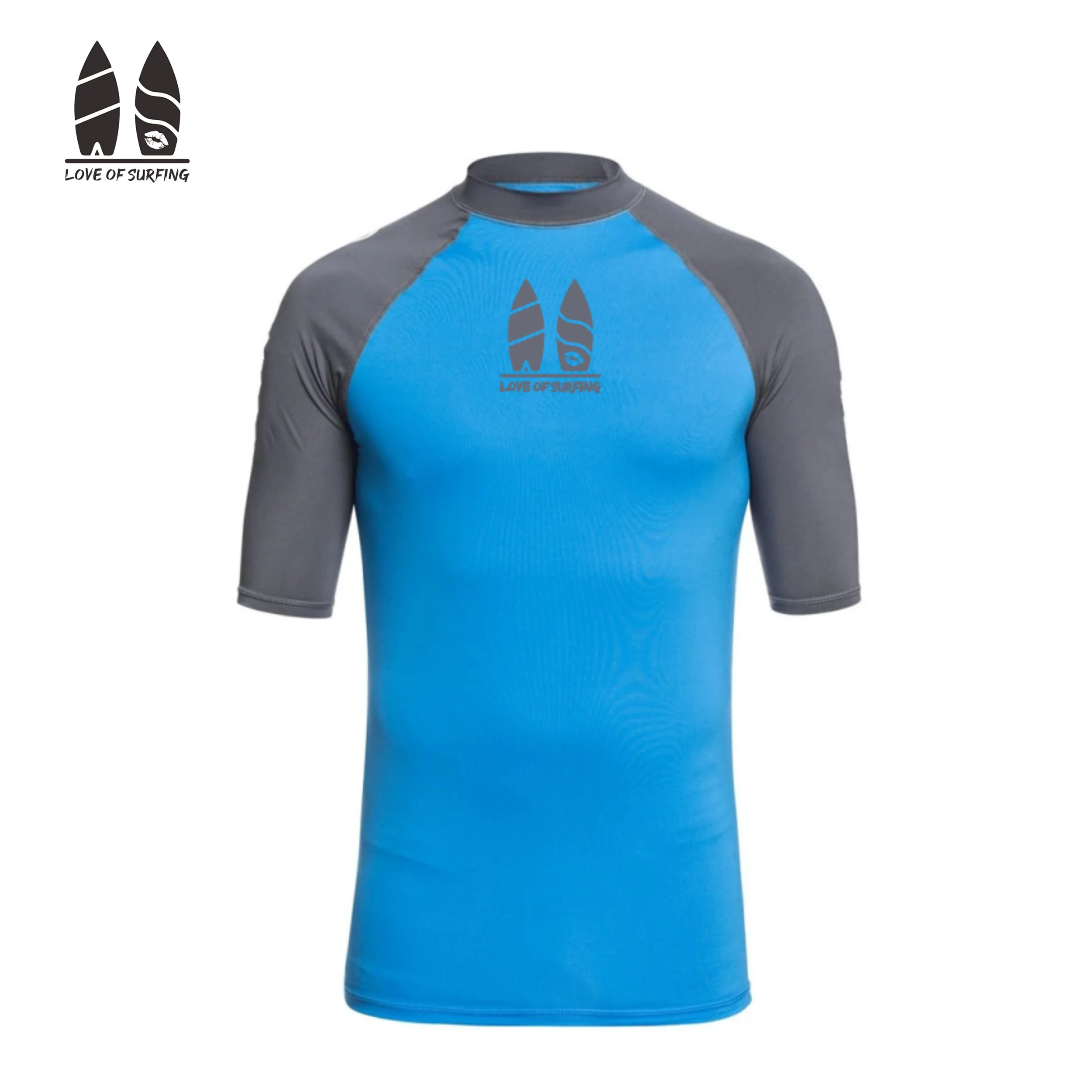 Men Short Sleeve UPF 50 Rashguard Lycra Swimming Shirt Uv Sun Protection Surf T-Shirt Quick Dry Rash Guard Beach Diving Swimsuit