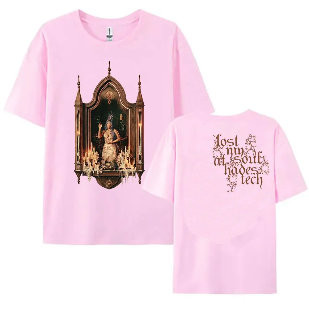 Album avatar Melanie Martinez print summer short sleeved loose fitting women's unisex streetwear casual round neck T-shirt