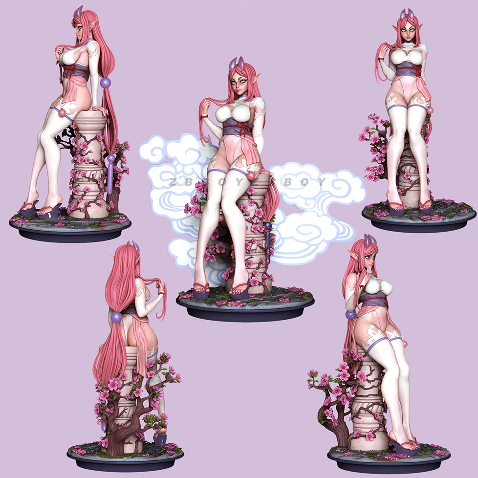 The height of man 38mm 50mm 75mm 90mm  Resin model kits figure beauty colorless and self-assembled 3D Printing TD-7172/3D