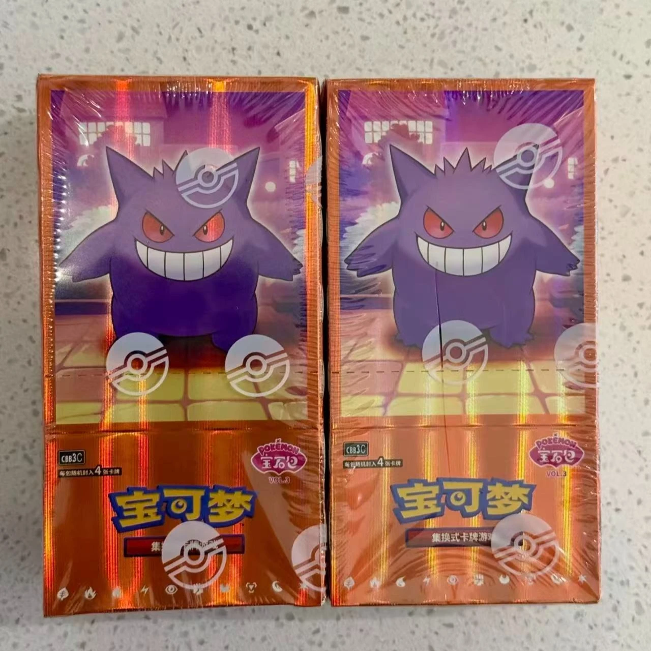 100% original pokemon gem pack vol3 edição cartões anime pokemon ptcg negociação gem saco 2 cartões coletados brinquedo social presente de aniversário