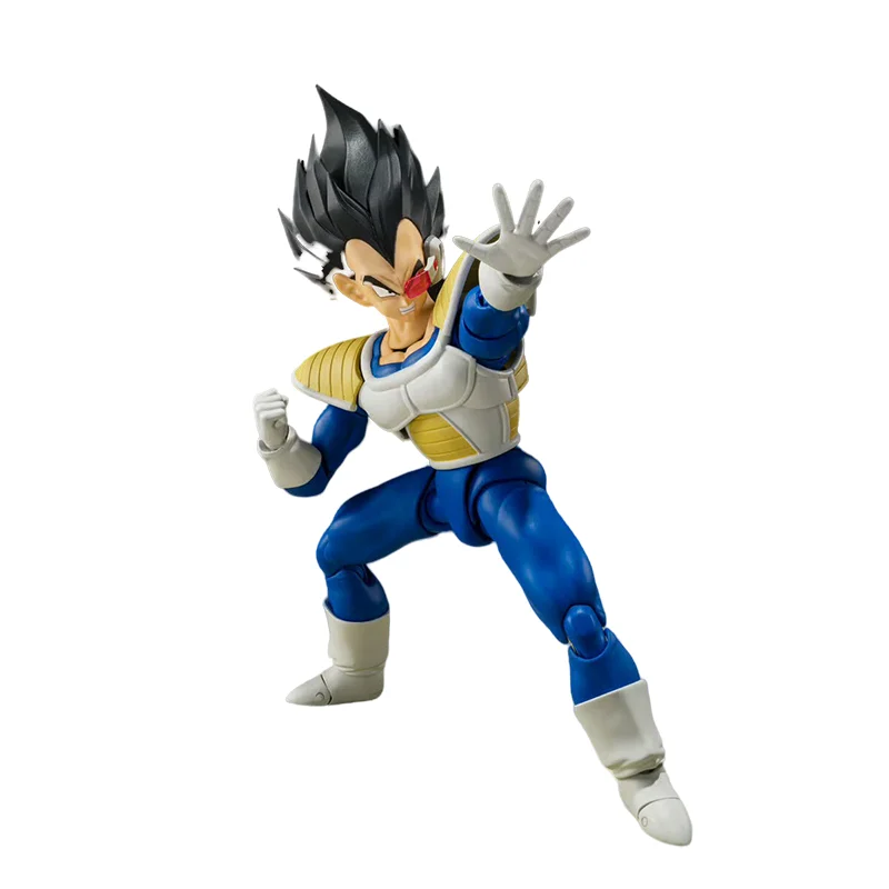 Spot Direct Delivery Bandai Original Dragon Ball Z Anime Figure SHF VEGETA 24000 POWER LEVEL Action Figure Toys For Kids Gift