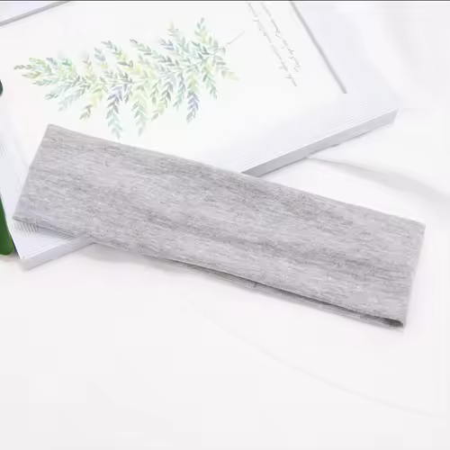 Elastic Cotton HairBand Fashion Headbands for Women Men Solid Running Fitness Yoga Hair Bands Stretch Makeup Hair Accessories - Image 7