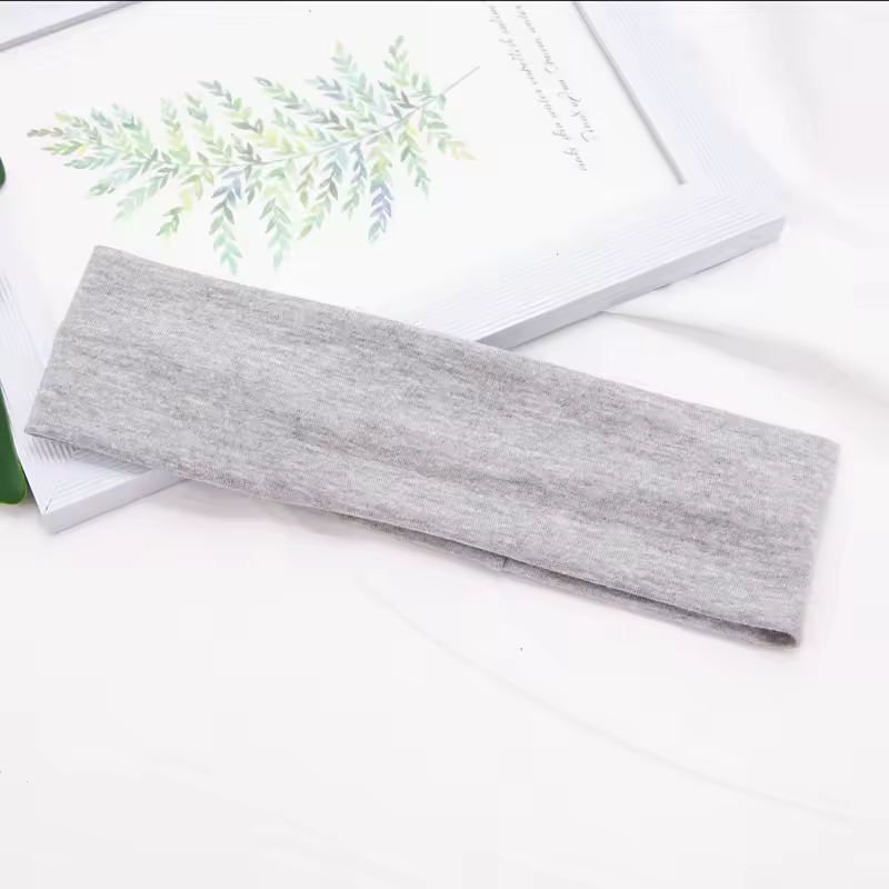 Elastic Cotton HairBand Fashion Headbands for Women Men Solid Running Fitness Yoga Hair Bands Stretch Makeup Hair Accessories - Image 7