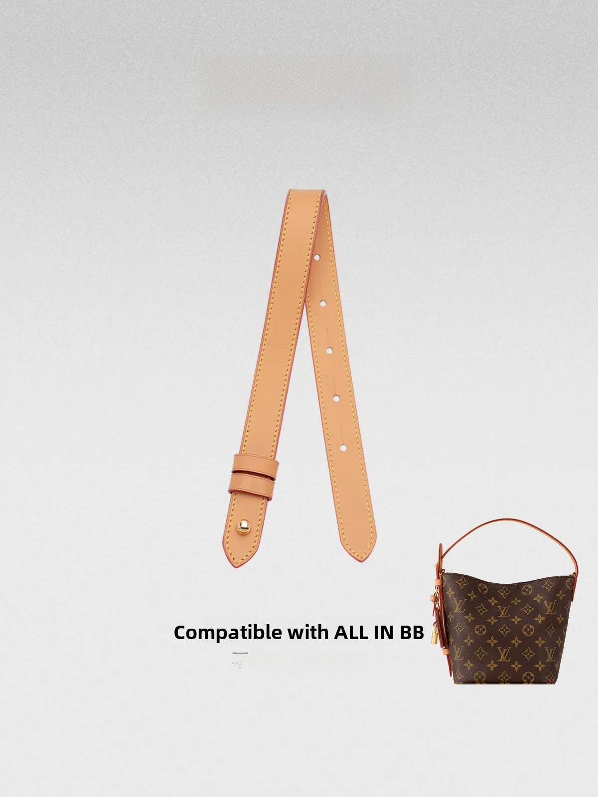 ヴァニティプランニング Lv バケットバッグ オールインBB ショルダーストラップ レザー シングルショルダーバッグ ストラップ アクセサリー ハンドバッグ改造用 1
