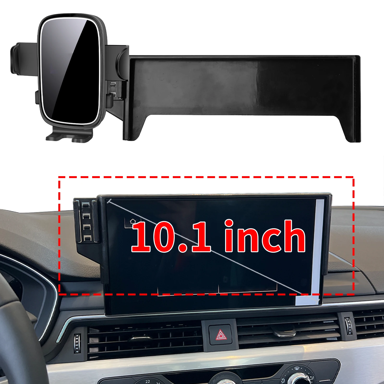 

fit for Audi A4 2020-2022 2023 2024 10.1 inch Custom Fit Phone Holder Mount Dashboard Screen Base No Drill Car​​ accessoires