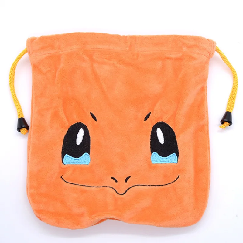 Saco De Armazenamento De Bolso De Cordão para Meninos e Meninas, Figura Anime, Modelo De Brinquedo, Pokemon, Pikachu, Charmander, Squirtle, Bulbasaur, Presente