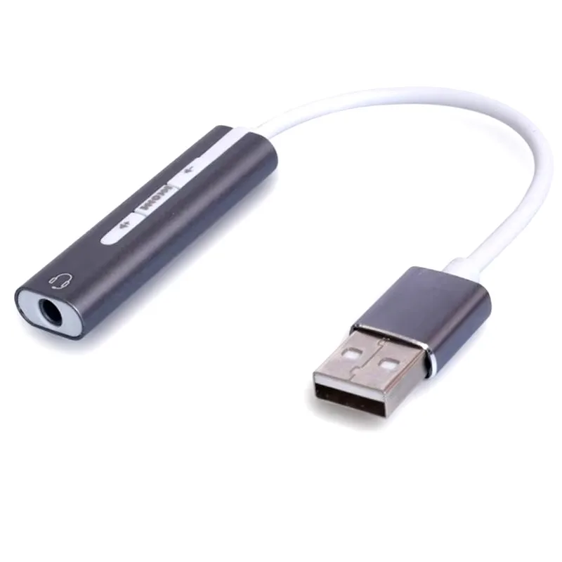 Computer Sound Card Two-in-one Usb Headset 3.5mm Jack External Plug-in Suitable For Computer PS47.1 Channel Headset