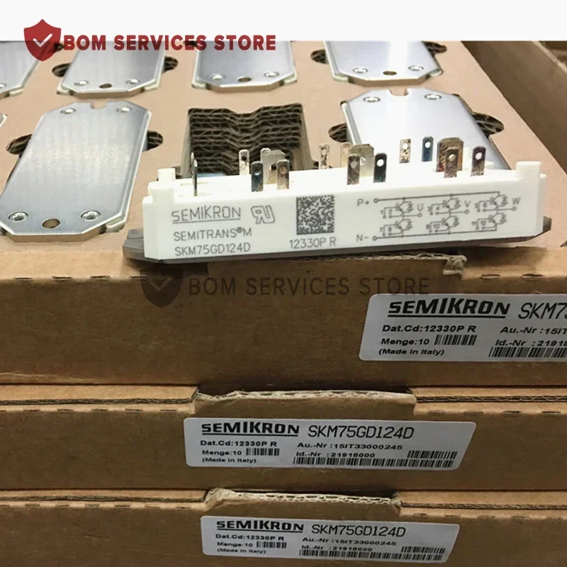 SKM50GD125D SKM75GD124D SKM75GD123D ใหม่โมดูล IGBT เดิม