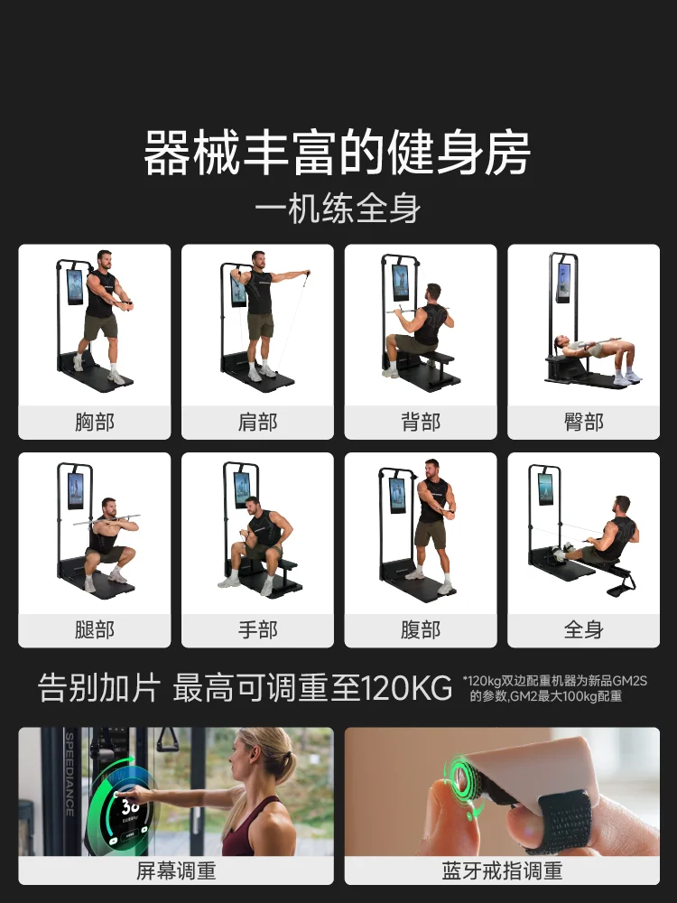 Smart fitness mirror, multi-function for home use