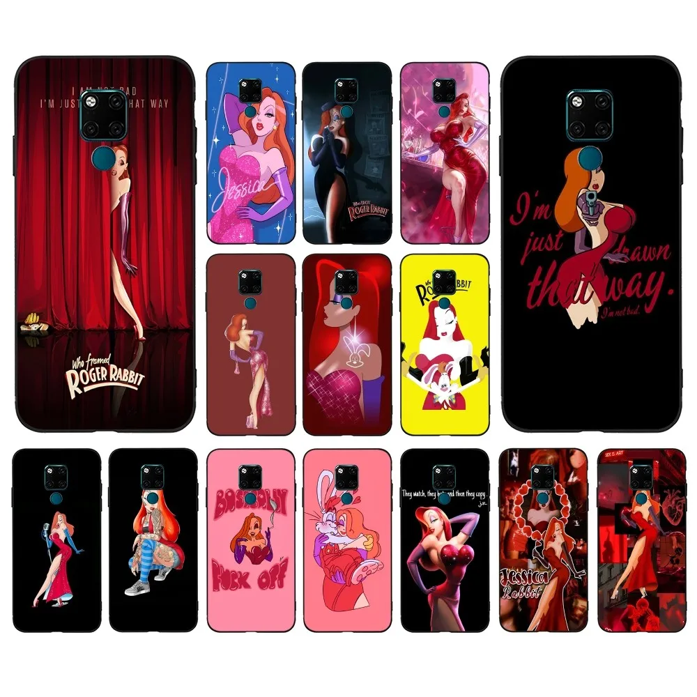 J-Jessica R-Rabbit Sexy Phone Case For Huawei Mate 10 20 30 40 50 Lite Pro Nova 3 3i 5 6 SE 7 Pro 7SE