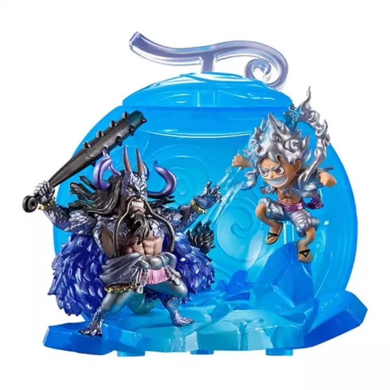 バンダイ 2 個ガシャポンワンピースカイドウアニメおもちゃ子供のためのアクションフィギュアギフトグッズモデルデスクトップモデリング装飾品