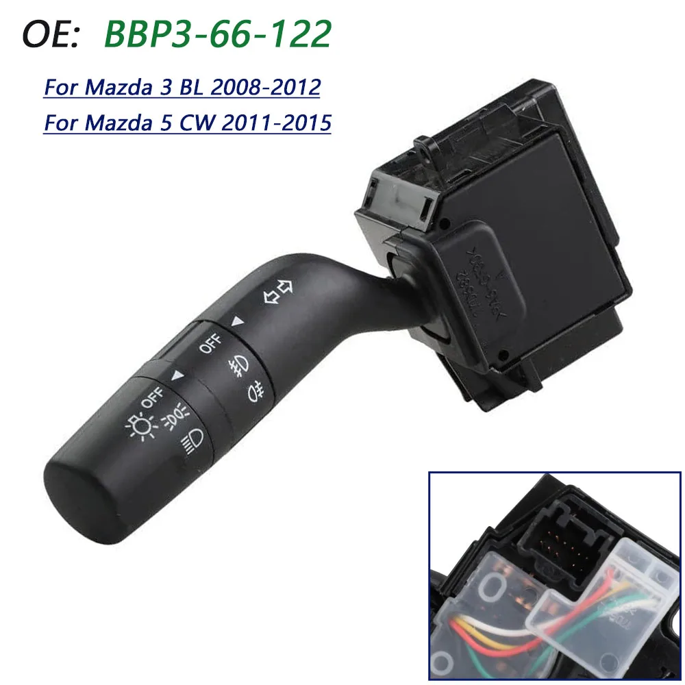 

BBP3-66-122 для Mazda 3 Mazda3 BL 2008-2012 2009 Mazda 5 Mazda5 CW 2011-2015 2013 автомобильный указатель поворота, переключатель фар, автозапчасти