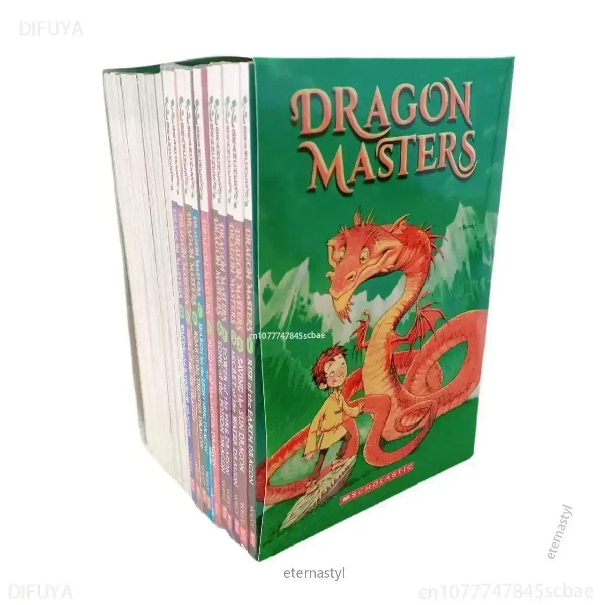 

Книги из 20 шт./компл., детские книги «Мастера дракона», детская книга для чтения на английском языке, книга с главой, романы для детей 5-12 лет, английская книга