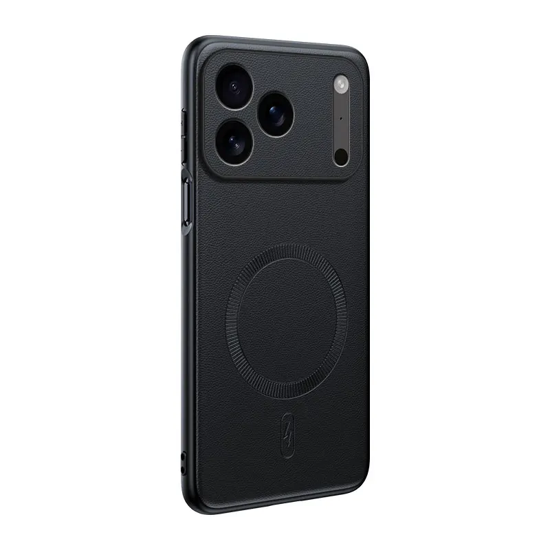Für iPhone 18 Pro Max Hülle Magnetische Leder-Schutzhülle für iPhone 18 Pro Anti-Fingerabdruck Rutschfeste PC+TPU 17 Pro Max – Detail 2