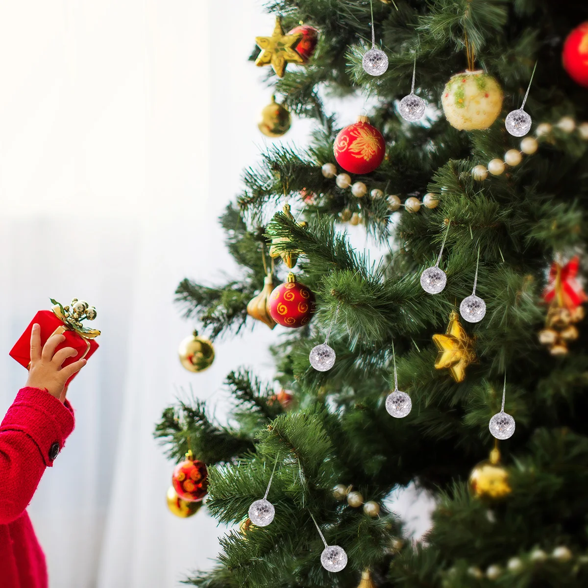 

50pcs Christmas Berry Decoration DIY Props Artificial Foam Tree Berries Simulation Accessories High Quality Gifts Party Holiday