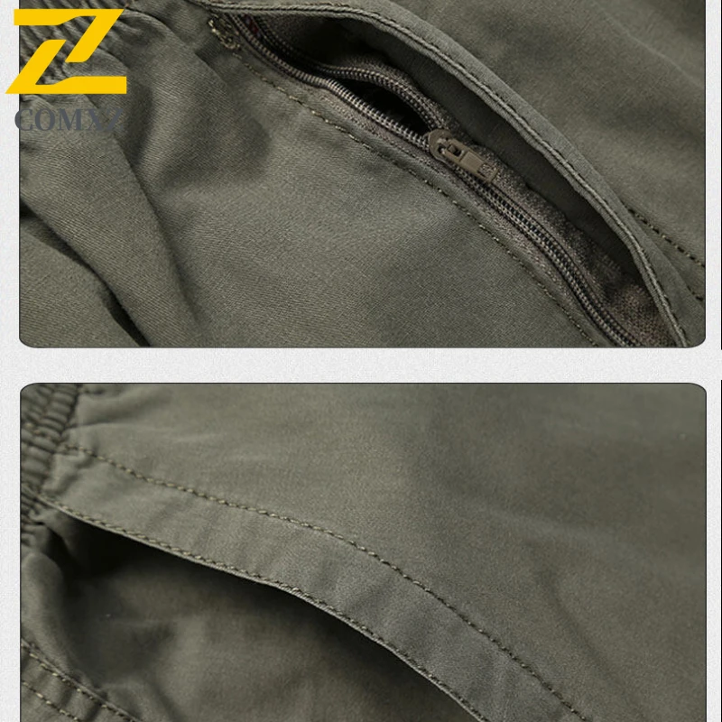 Multi-pocket Cargo Pants Men's Spring 2025 New Cotton Work Wear Size 6xl Casual Climbing Joggers Sweatpants Trekking Trousers