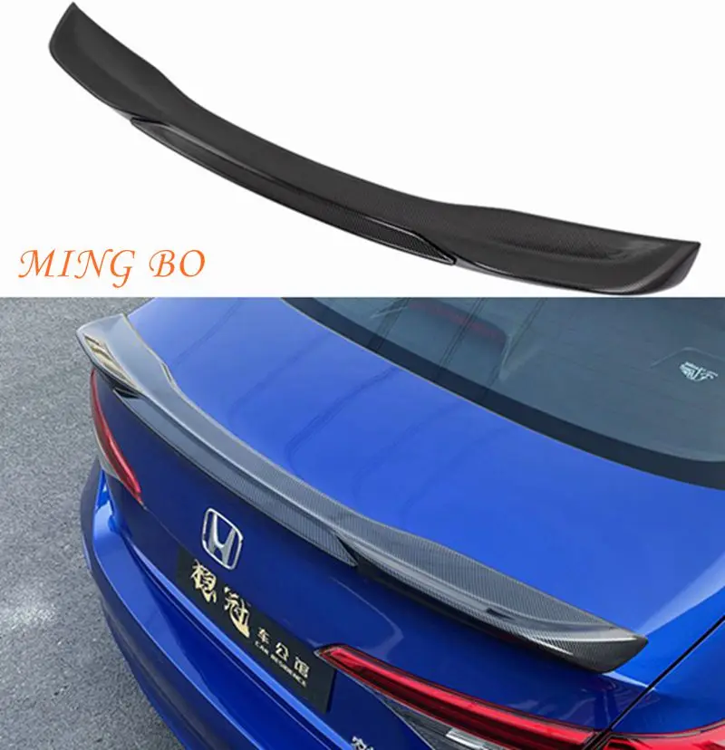 

FOR Honda Civic 11th Generation 2021 2022 Car High Quality ABS A style black Spoiler Rear Trunk Lip