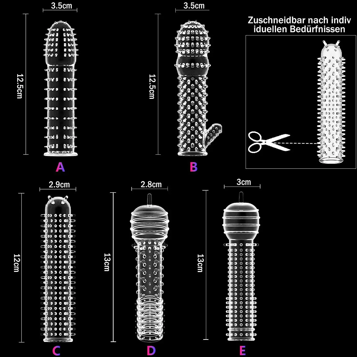 New Penis Sleeve Reusable Extension Clear Condom Male Enlargement Lasting Delay G Point Massager Cover Condoms Adult Sex Toy