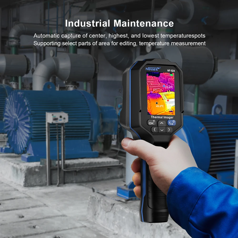 NOYAFA Industrial Thermal Imager NF-524 Handheld Thermal Imager 120x90 Thermal Imaging Camera Pipeline Leak Inspect Tool