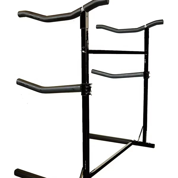 Origin Heavy Duty Free Standing T6061 Aluminum Storage Wakeboard Rack for 3 Kayaks or Canoes