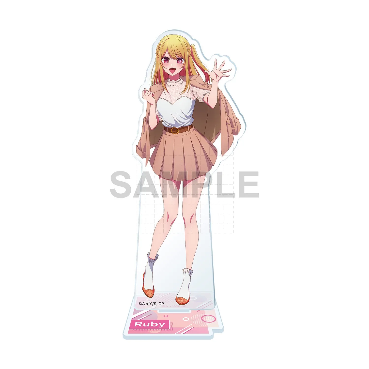 Game MEMcho Ruby Kurokawa Akane Hoshino Ai Acrylic Stand Doll Anime Figure Model Plate Cosplay Toy for Gift