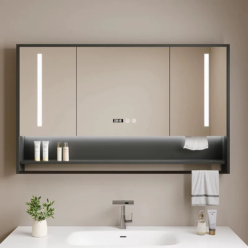 Modern Corner Cupboard Decorations Small Gabinete Home Furniture Over Mirror Bathroom Cabinet Display Organizer Storage Toilet