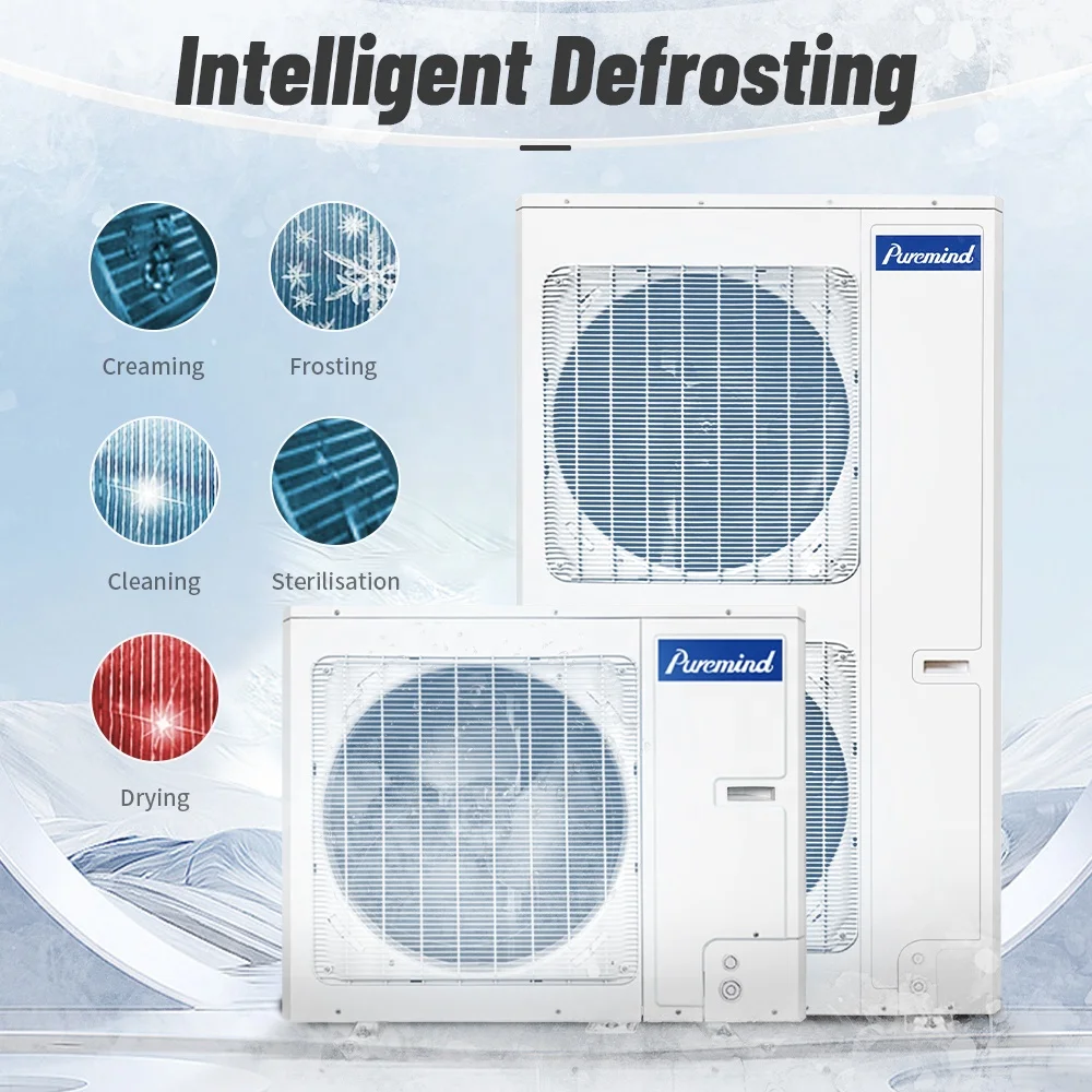 مكيف هواء سبليت متعدد المناطق VRF عالي الكفاءة 18000 Btu R410A نظام HVAC وحدة ملف مروحة تكييف الهواء المركزي