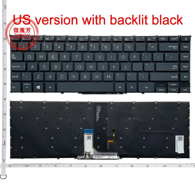 

Backlit New FOR Asus ZenBook UX325 UX325E UX325EA English Laptop Keyboard US