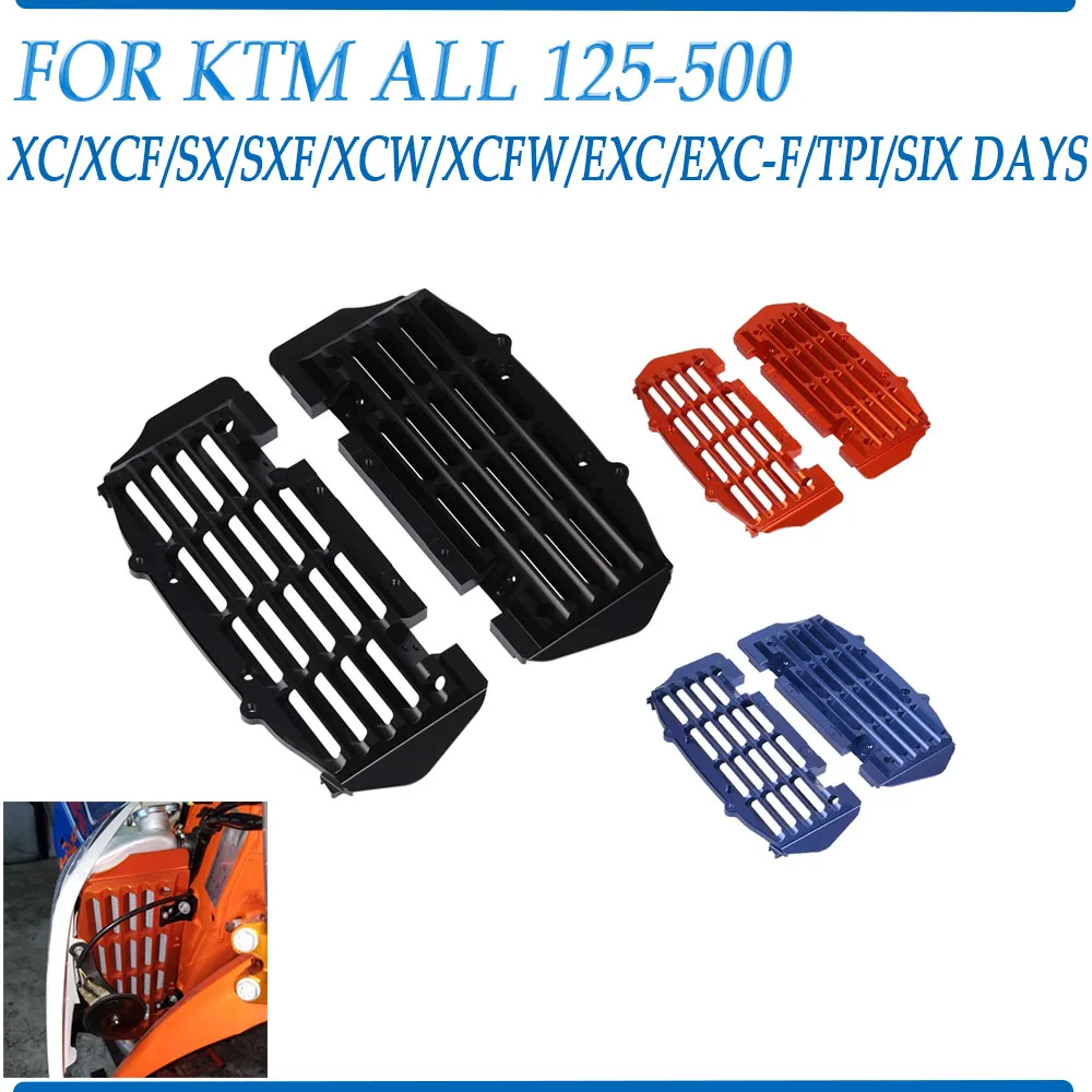 For KTM EXC XCW XC SX SXF XCF XCFW Six Days 300 450 250 125 350 500 XCFW250 Radiator Guard Protector Grill Protective Cover